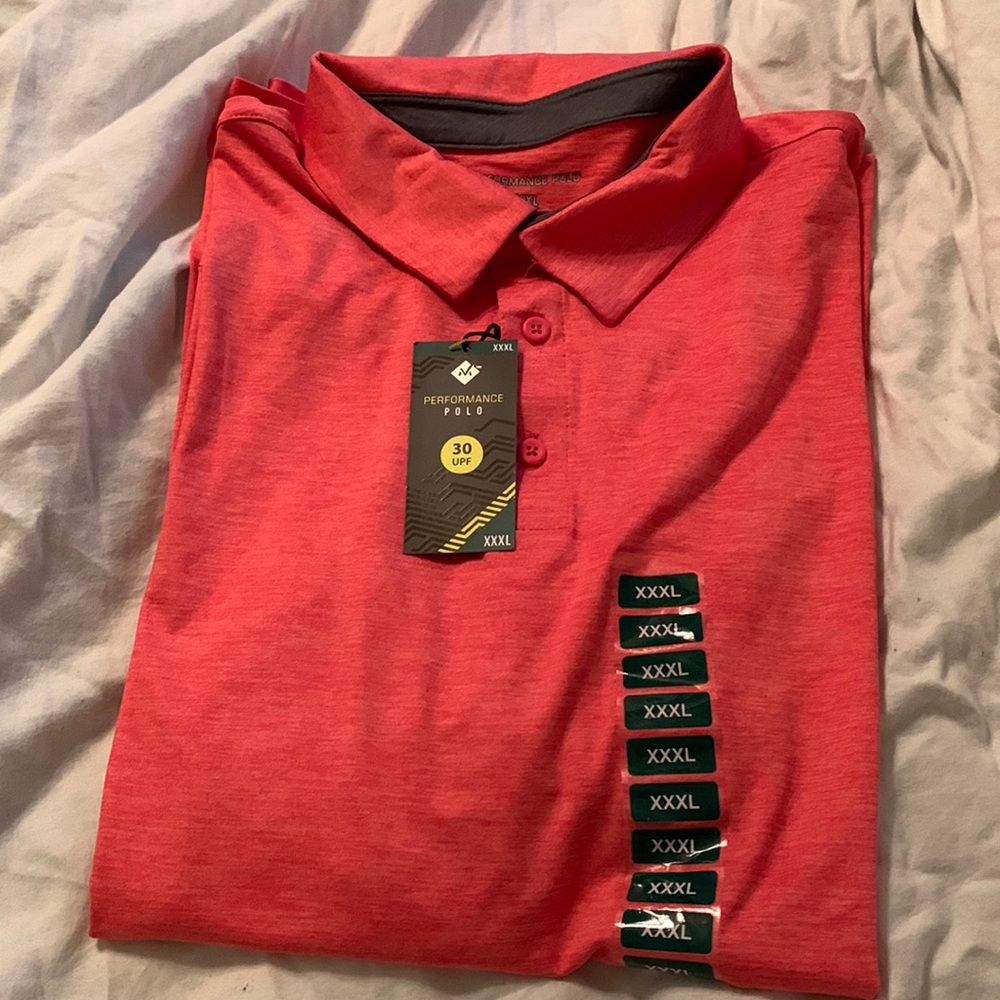 NWT Mens Members Mark performance polo